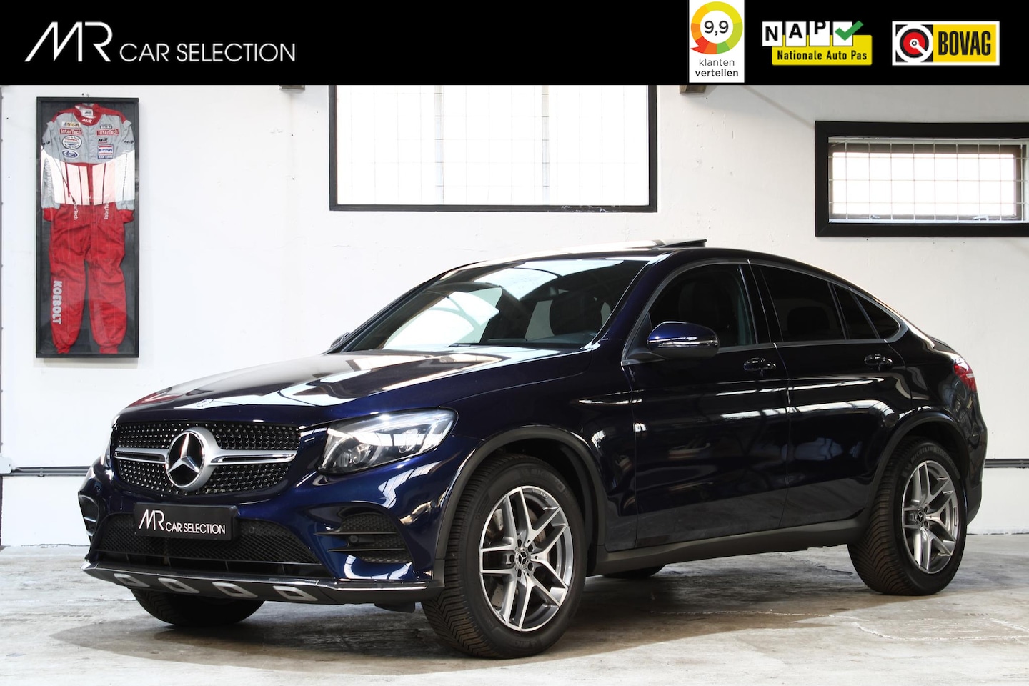 Mercedes-Benz GLC-klasse Coupé - 250 4MATIC Business Solution AMG | Dodehoek Asssistent | Head-Up | Schuifdak | Trekhaak | - AutoWereld.nl