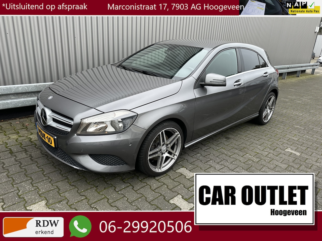 Mercedes-Benz A-klasse - 180 Prestige Navi H/Leer PDC LM --Inruil Mogelijk-- - AutoWereld.nl