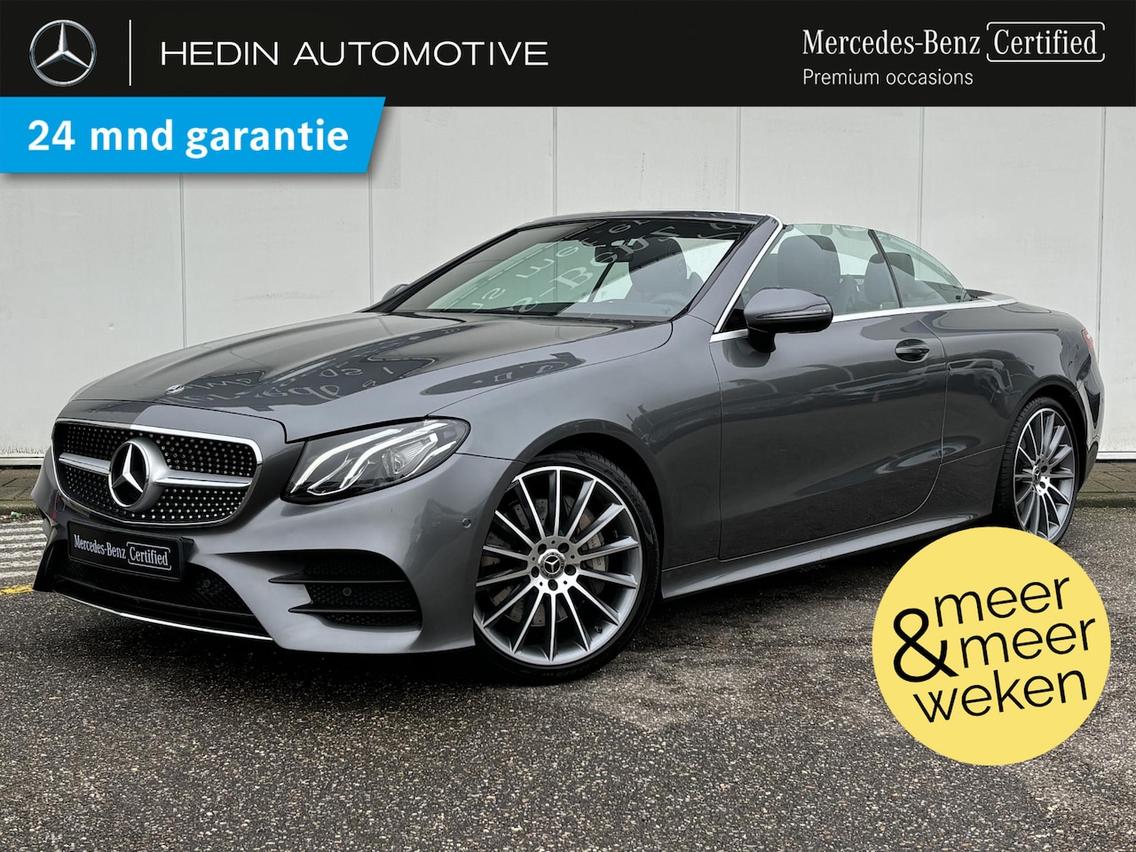 Mercedes-Benz E-klasse Cabrio - E 350 Automaat AMG Line | Cabrio Comfortpakket | LED | Airscarf | Sfeerverlichting | Parke - AutoWereld.nl