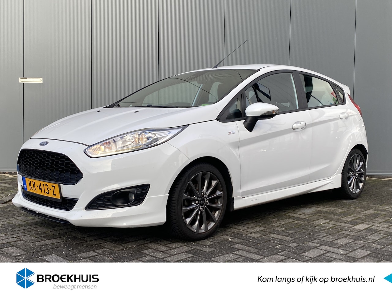 Ford Fiesta - 1.0 EcoBoost 100pk ST-Line | Navigatie | Voorruitverwarming | Climate controle | Cruise co - AutoWereld.nl