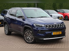 Jeep Compass - 1.3T Limited 27.082 km / Trekhaak / Camera / Leder / Keyless / Navigatie / DAB / 19'' / Cr