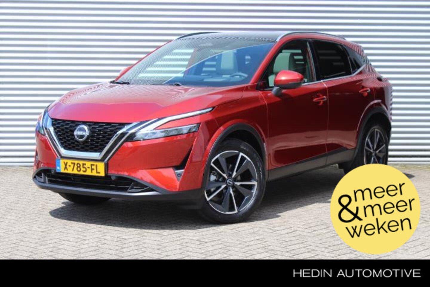 Nissan Qashqai - 1.3 MHEV Tekna l ACTIEKORTING | Half Leer | Climate Control | Head UP | 360° Camera | Elek - AutoWereld.nl