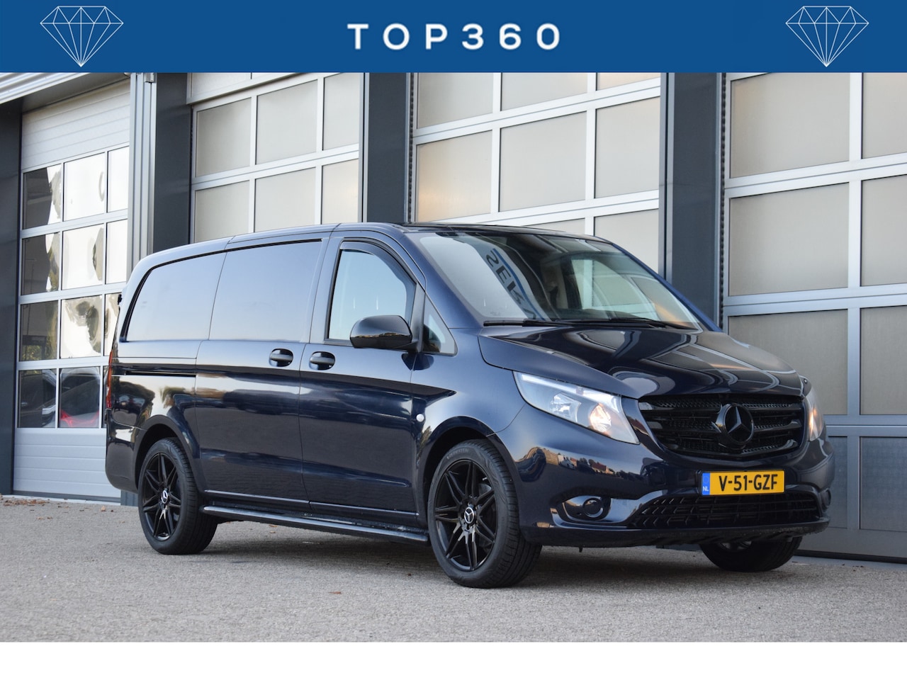 Mercedes-Benz Vito - 116 CDI Lang Automaat | Leer | Donkerblauw! | Achteruitrijcamera | CC - AutoWereld.nl