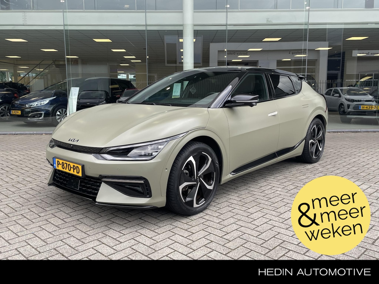 Kia EV6 - GT-Line AWD 77.4 kWh Full Options | Speciale Kleur (Wrap) | AWD | 21 Inch Velgen | - AutoWereld.nl