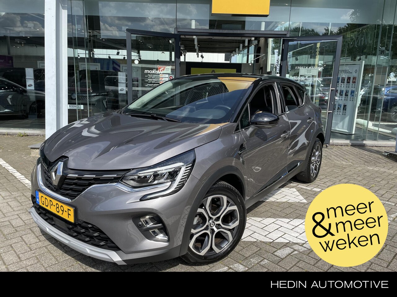 Renault Captur - 1.3 TCe 140 INTENS EDC AUTOMAAT, Nav., Achteruitrijcamera, 18", PDC v/a, Stoelverwarming - AutoWereld.nl