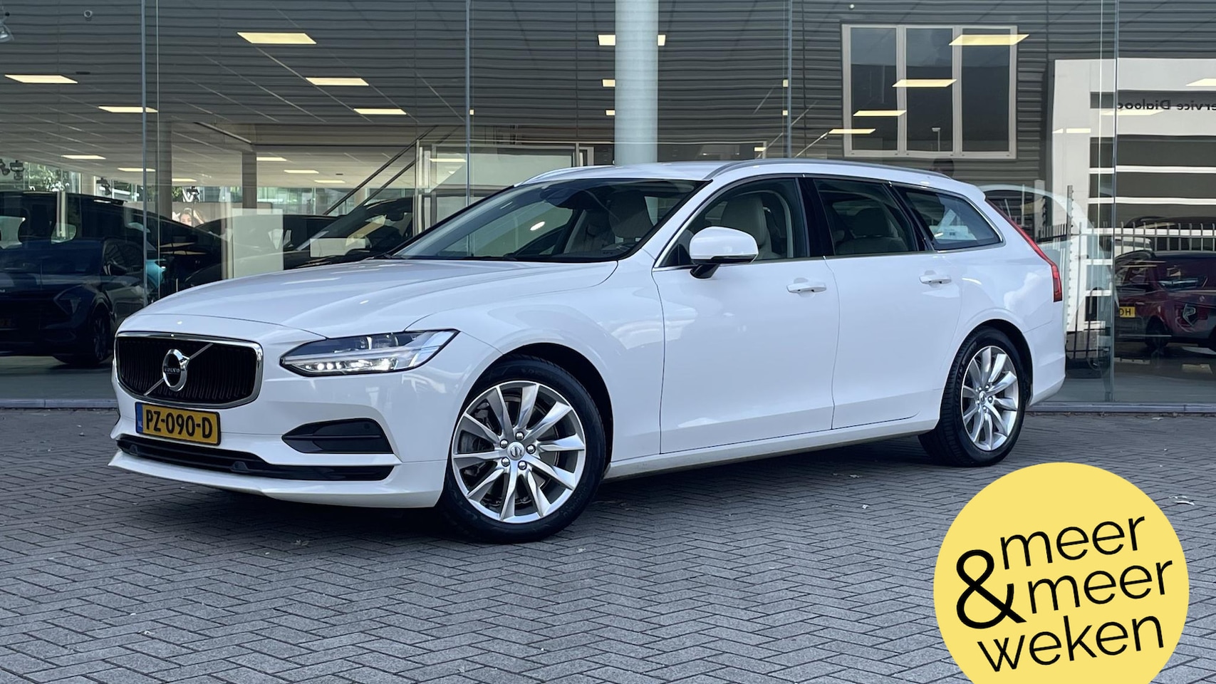 Volvo V90 - 2.0 T5 90th Anniversary Edition NAV | CAMERA | ECC | LEDER | BLINDSPOT | AD. CRUISE | CARP - AutoWereld.nl