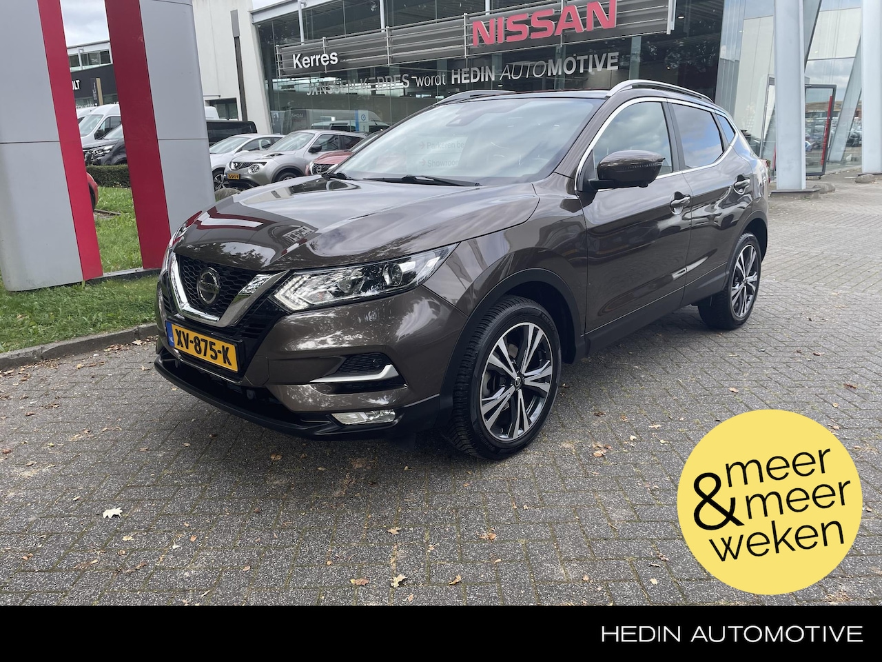 Nissan Qashqai - 1.2 DIG-T N-CONNECTA Nav., 4 Camera's rondom, Panoramadak, Cruise, Cimate, - AutoWereld.nl