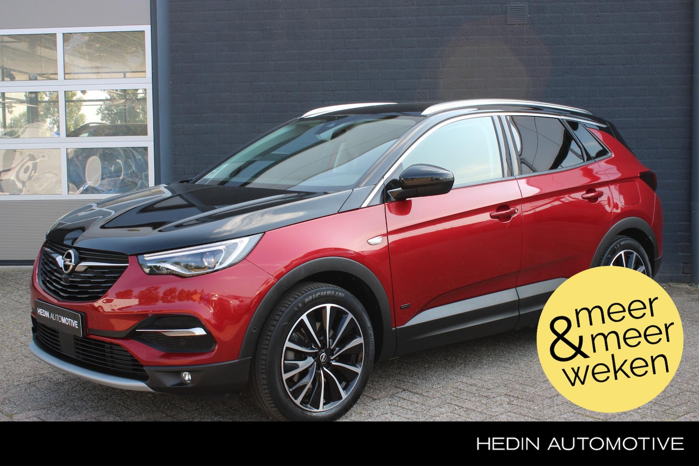 Opel Grandland X - 1.6 Turbo Hybrid4 Ultimate Automaat/Navi/Camera/Clima/Adaptieve Cruise control/Radio-DAB-U - AutoWereld.nl