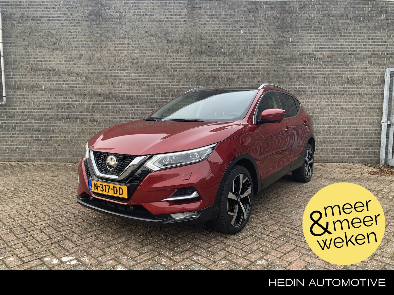 Nissan Qashqai - 1.3 DIG-T 160PK Premium Edition Aut. | Panoramadak | Leder | Stoelverw. | Navi | 360­° Cam - AutoWereld.nl