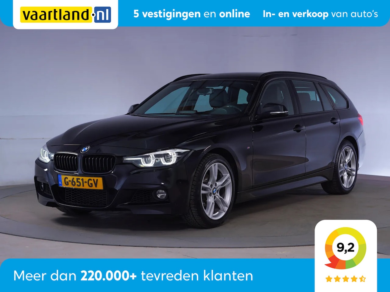 BMW 3-serie Touring - 318i M Sport Aut [ Leder Prof nav Stoelverwarming ] - AutoWereld.nl