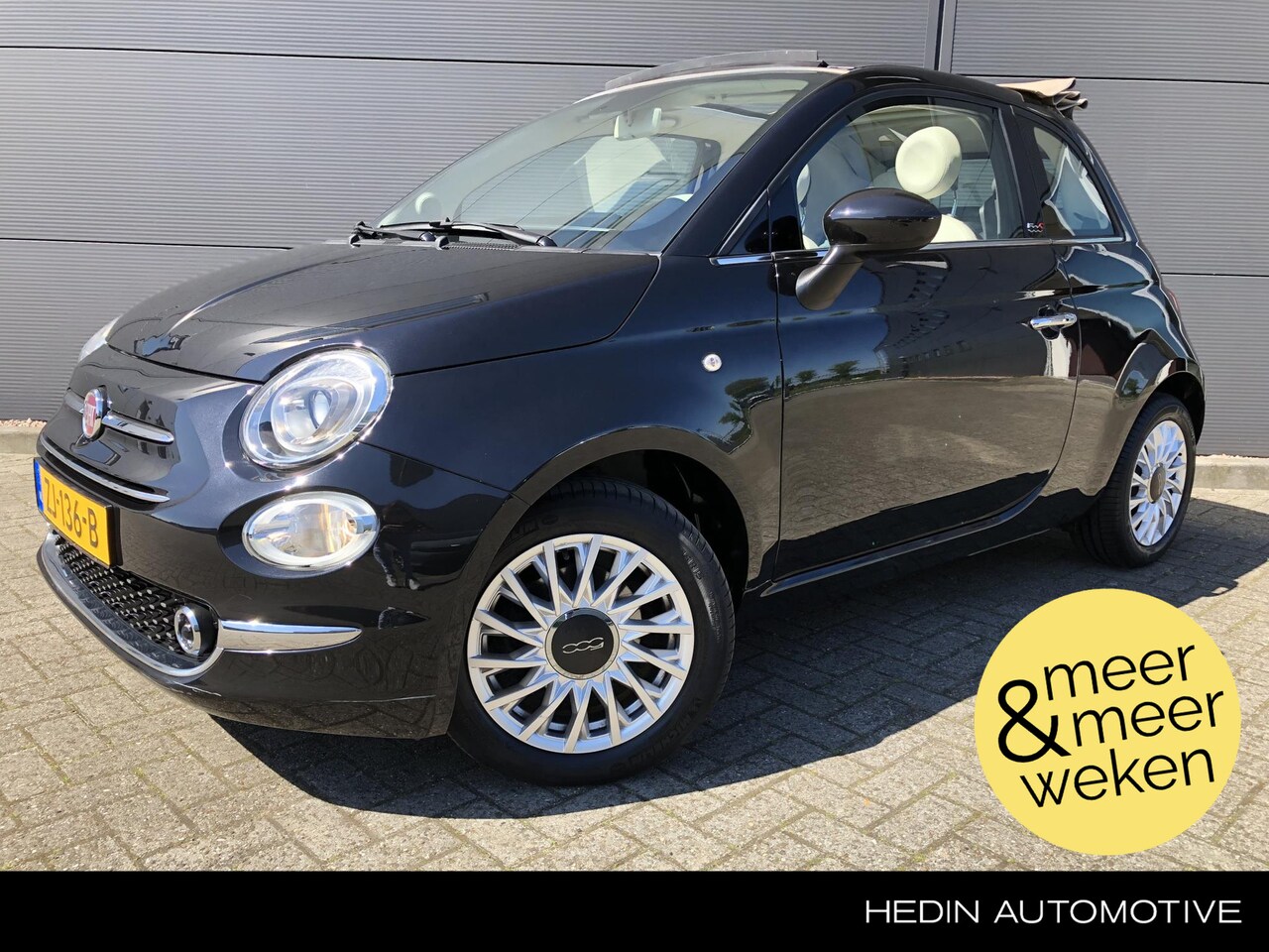 Fiat 500 C - 0.9 TwinAir Turbo Lounge | Navigatie | Cruisecontrol | Lichtmetalen Velgen | Parkeersensor - AutoWereld.nl