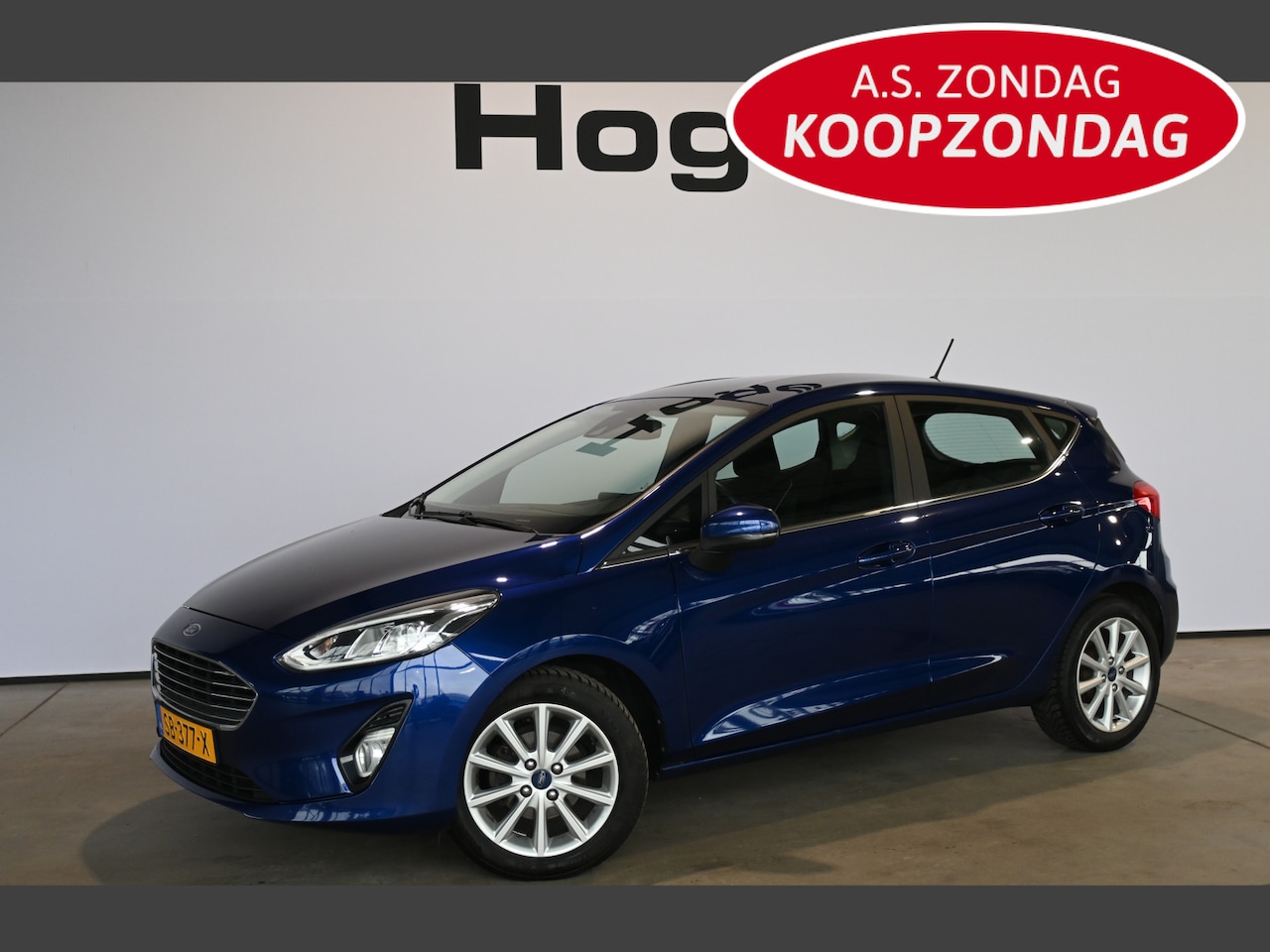 Ford Fiesta - 1.0 EcoBoost Titanium Ecc Cruise control Navigatie Dealer Onderhouden! Inruil Mogelijk! - AutoWereld.nl