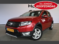 Dacia Sandero Stepway - 0.9 TCe Lauréate Airco Cruise control Navigatie Licht metaal 100% Onderhouden Inruil mogel