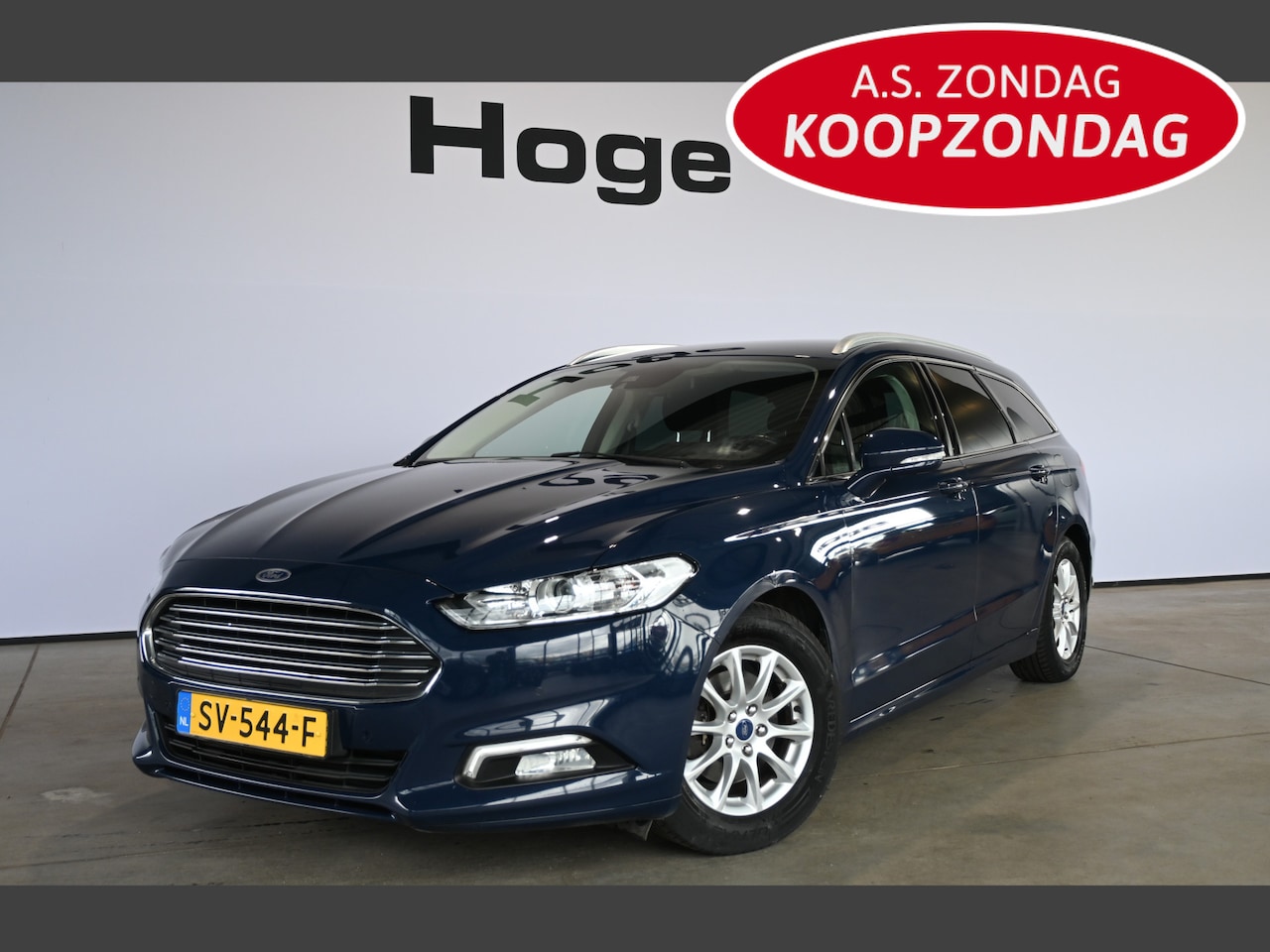 Ford Mondeo Wagon - 1.5 TDCi ECC BTW Cruise control Navigatie Trekhaak Lichtmetaal Inruil mogelijk. - AutoWereld.nl