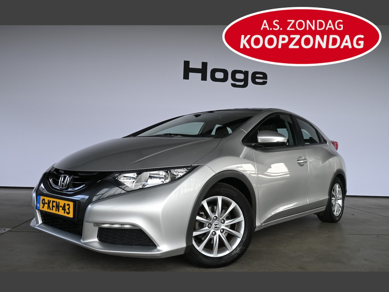 Honda Civic - 1.4 Comfort Airco ECC Cruise control 100% Onderhouden Licht metaal Inruil mogelijk - AutoWereld.nl