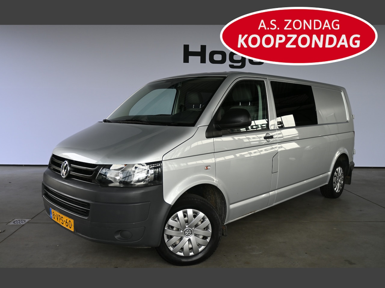 Volkswagen Transporter - 2.0 TDI L2H1 DC Comfortline 85pk BTW Goed Onderhouden Airco Cruise Control Elektrisch pakk - AutoWereld.nl