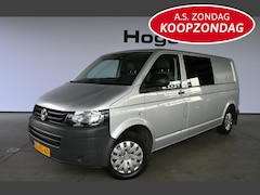 Volkswagen Transporter - 2.0 TDI L2H1 DC Comfortline 85pk BTW Goed Onderhouden Airco Cruise Control Elektrisch pakk