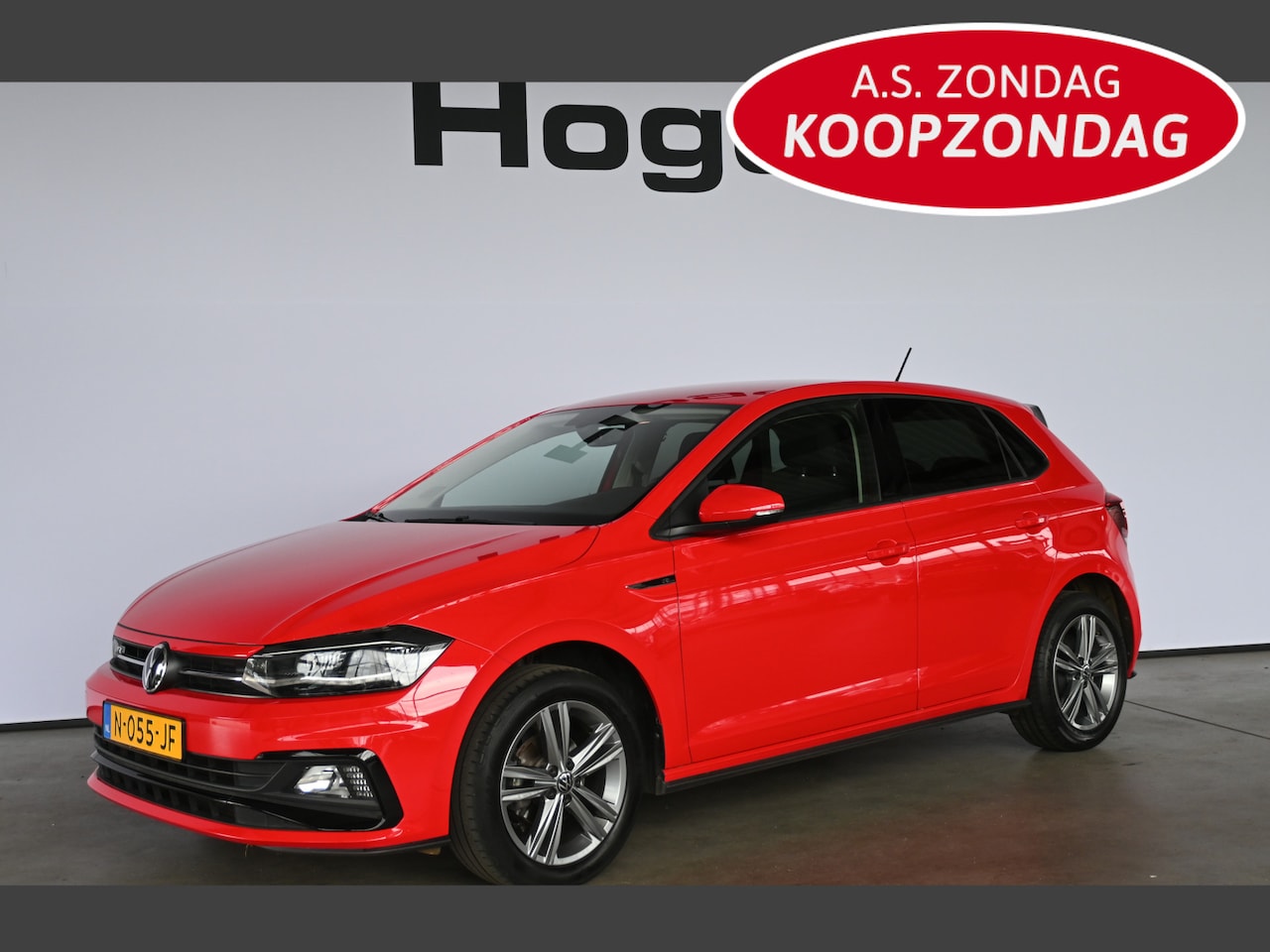 Volkswagen Polo - 1.0 TSI R-Line Edition Ecc Airco Navigatie LED Dealer Onderhouden! Inruil Mogelijk! - AutoWereld.nl