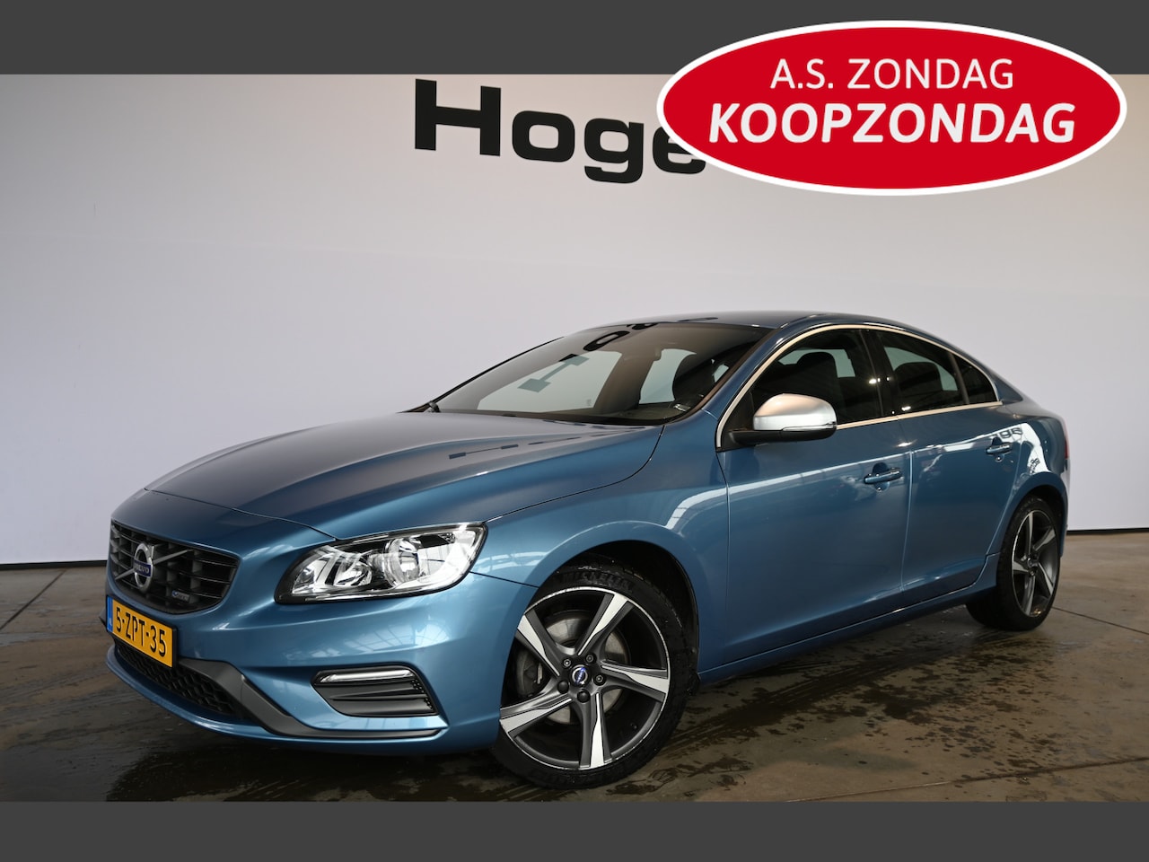 Volvo S60 - 1.6 T3 Automaat R-Design ECC Cruise control Navigatie Licht metaal Inruil mogelijk - AutoWereld.nl