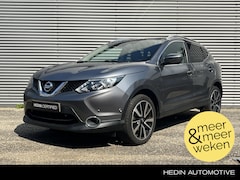 Nissan Qashqai - 1.2 Tekna Stoelverwarming / Panoramisch glazen dak / Lederen bekleding / Parkeercamera 360