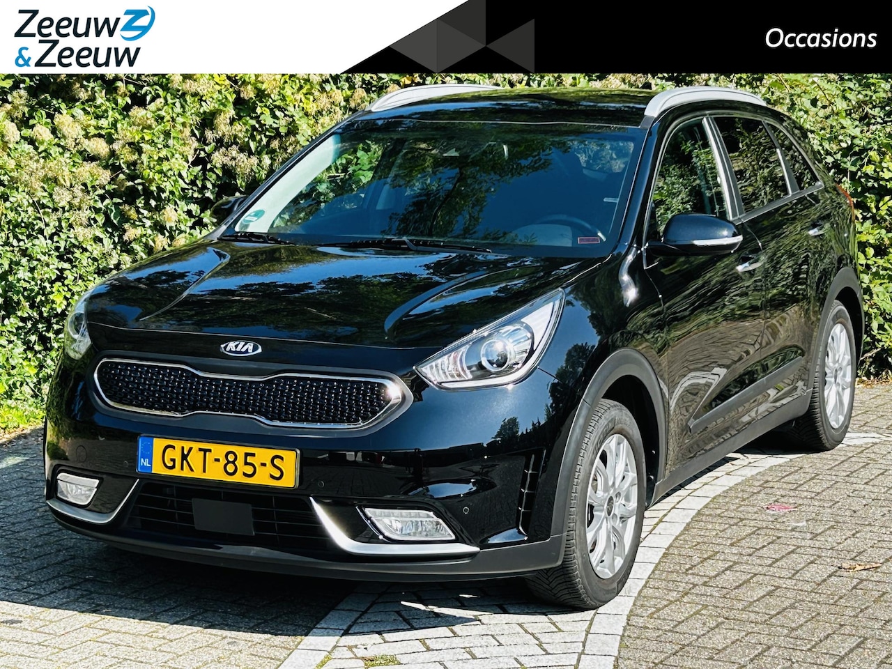 Kia Niro - 1.6 GDi Hybrid DynamicPlusLine JBL Speakers , leder , camera , navi , cruise , trekhaak , - AutoWereld.nl