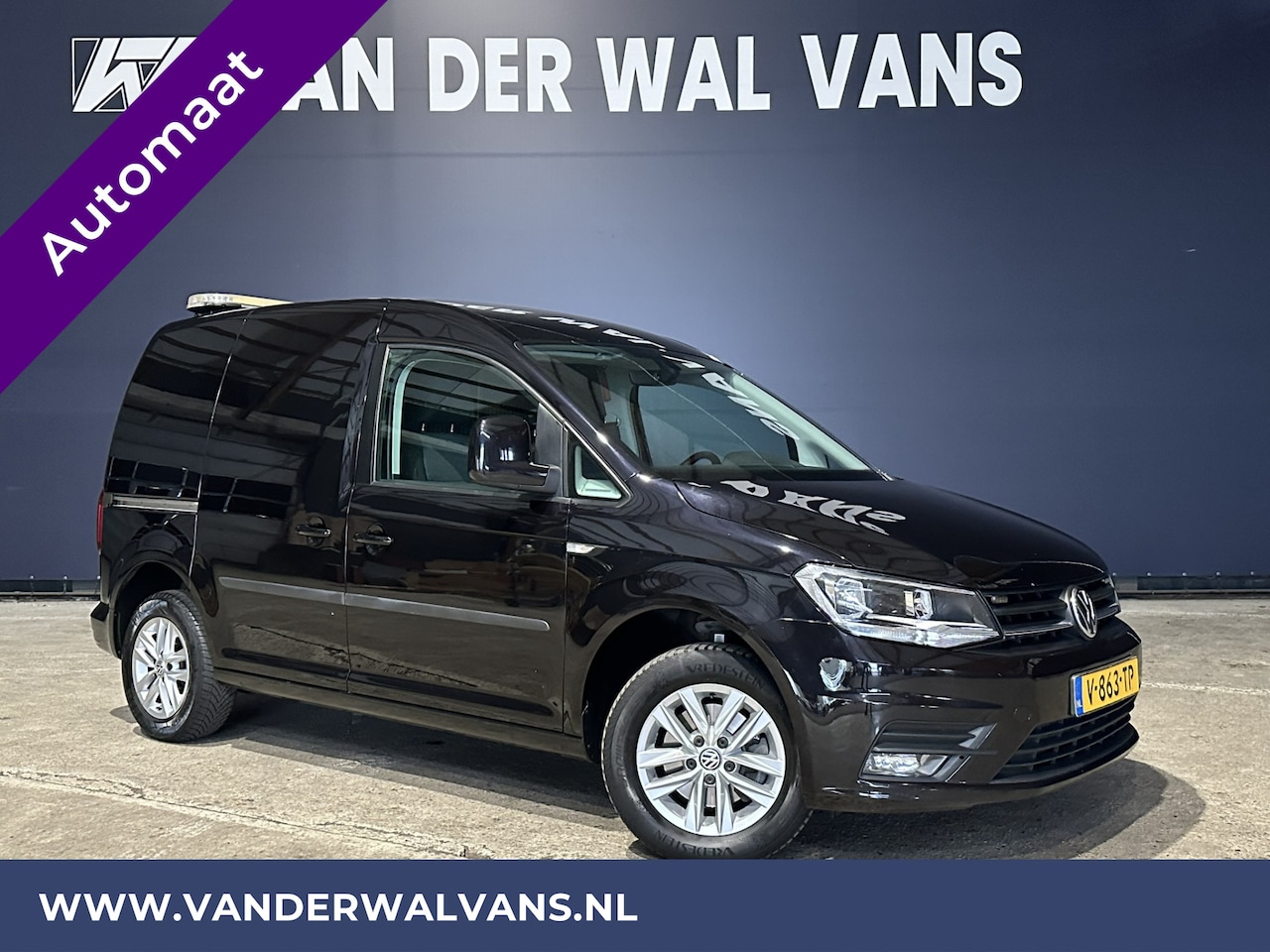 Volkswagen Caddy - 2.0 TDI 102pk Automaat L1H1 Euro6 Airco | Camera | Trekhaak | Cruisecontrol Parkeersensore - AutoWereld.nl