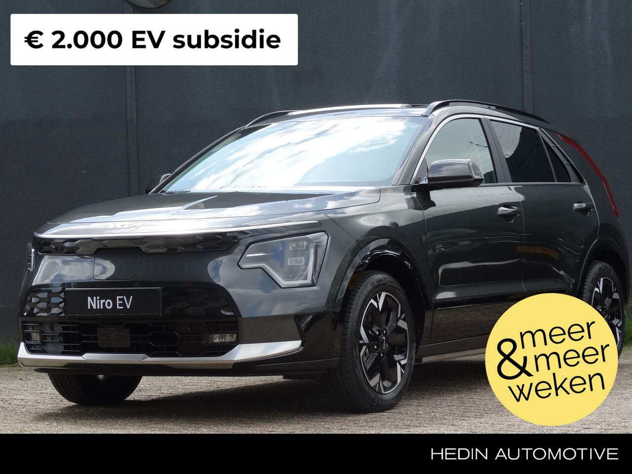 Kia Niro EV - DynamicPlusLine 64.8 kWh | OPEN DAK | HEAD UP | LEDER | STOEL/STUURVERW. | AD. CRUISE |  L - AutoWereld.nl