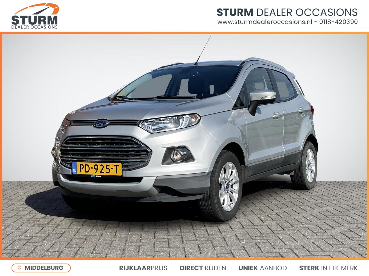 Ford EcoSport - 1.0 EcoBoost Titanium Technology Pack | Cruise Control | Keyless Entry | Bluetooth Tel. | - AutoWereld.nl