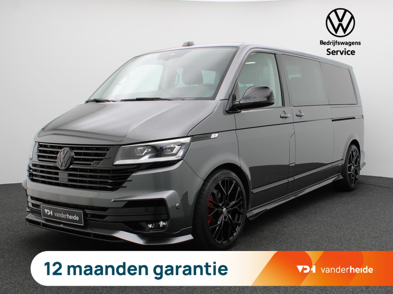 Volkswagen Transporter Caravelle - DC 2.0 TDI L2H1 204PK DSG ABT Sportsline, achteruitrijcamera, 2x elek. schuifdeur, leder, - AutoWereld.nl