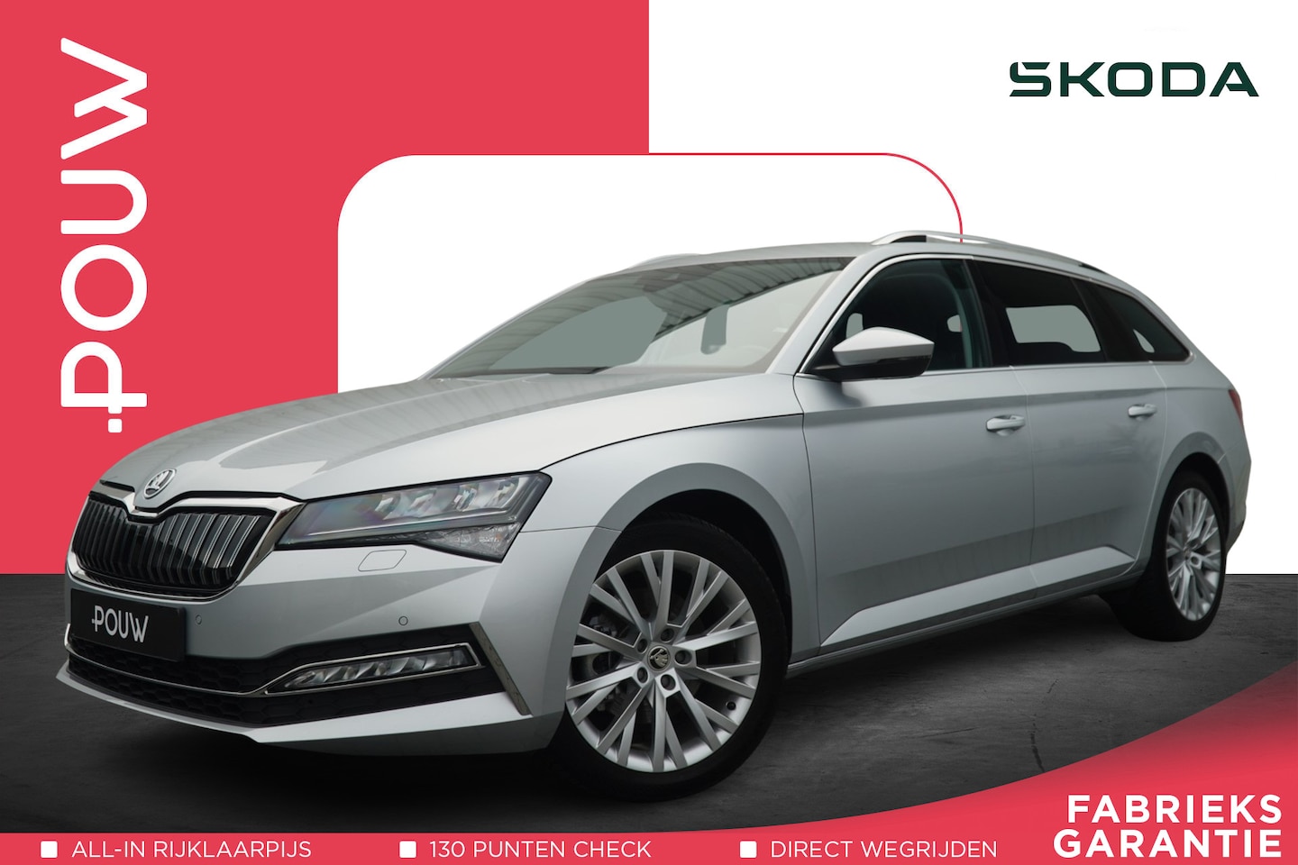 Skoda Superb Combi - 1.4 TSI 218pk iV Business Edition Plus | Dubbele laadkabels | All Seasonbanden | Trekhaak - AutoWereld.nl