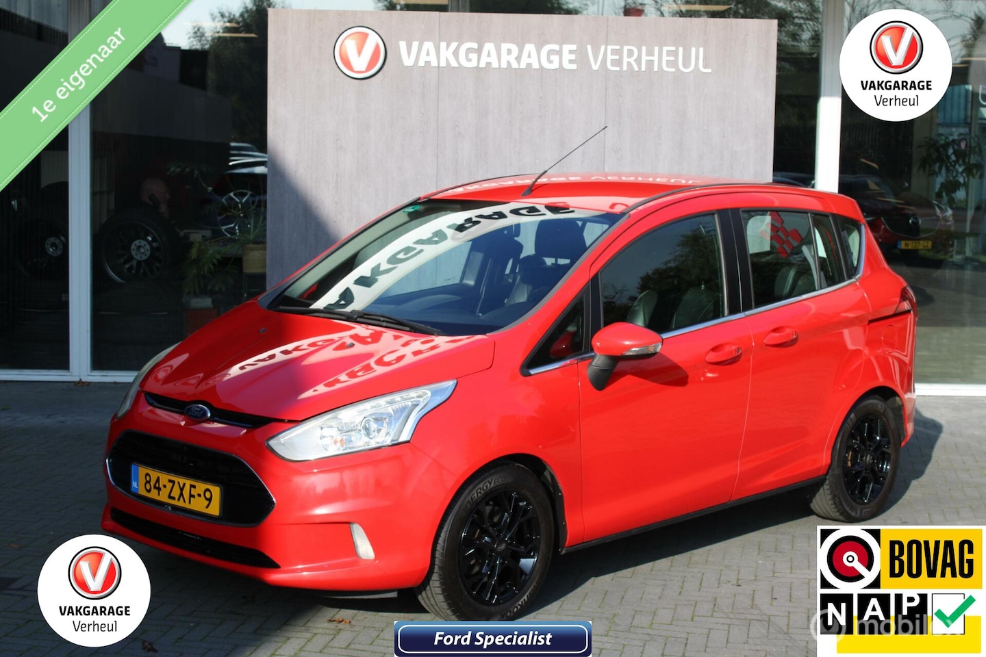 Ford B-Max - 1.0 EcoBoost Titanium|Trekhaak|Boekjes|Nap - AutoWereld.nl