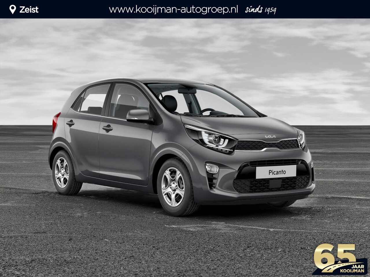 Kia Picanto - 1.0 DPi ComfortLine Voorraad actie | Kleuren Zwart metallic, Wit en Astro Grey metallic - AutoWereld.nl