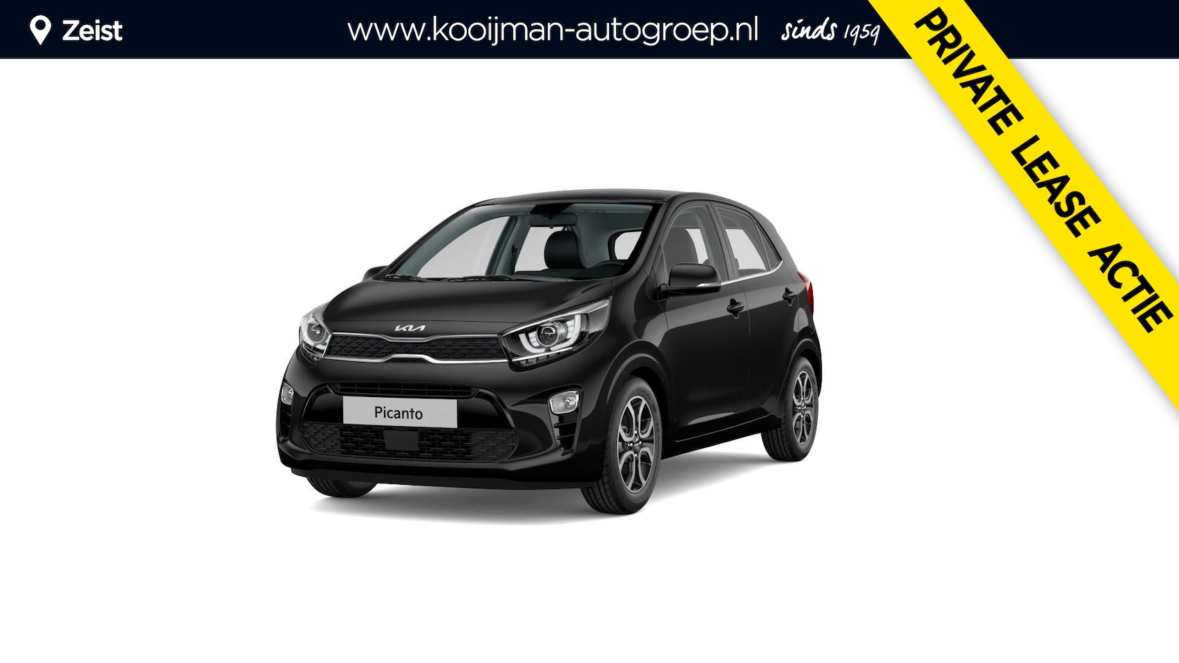 Kia Picanto - 1.0 DPi ComfortLine Voorraad actie | Kleuren Zwart metallic, Wit en Astro Grey metallic - AutoWereld.nl