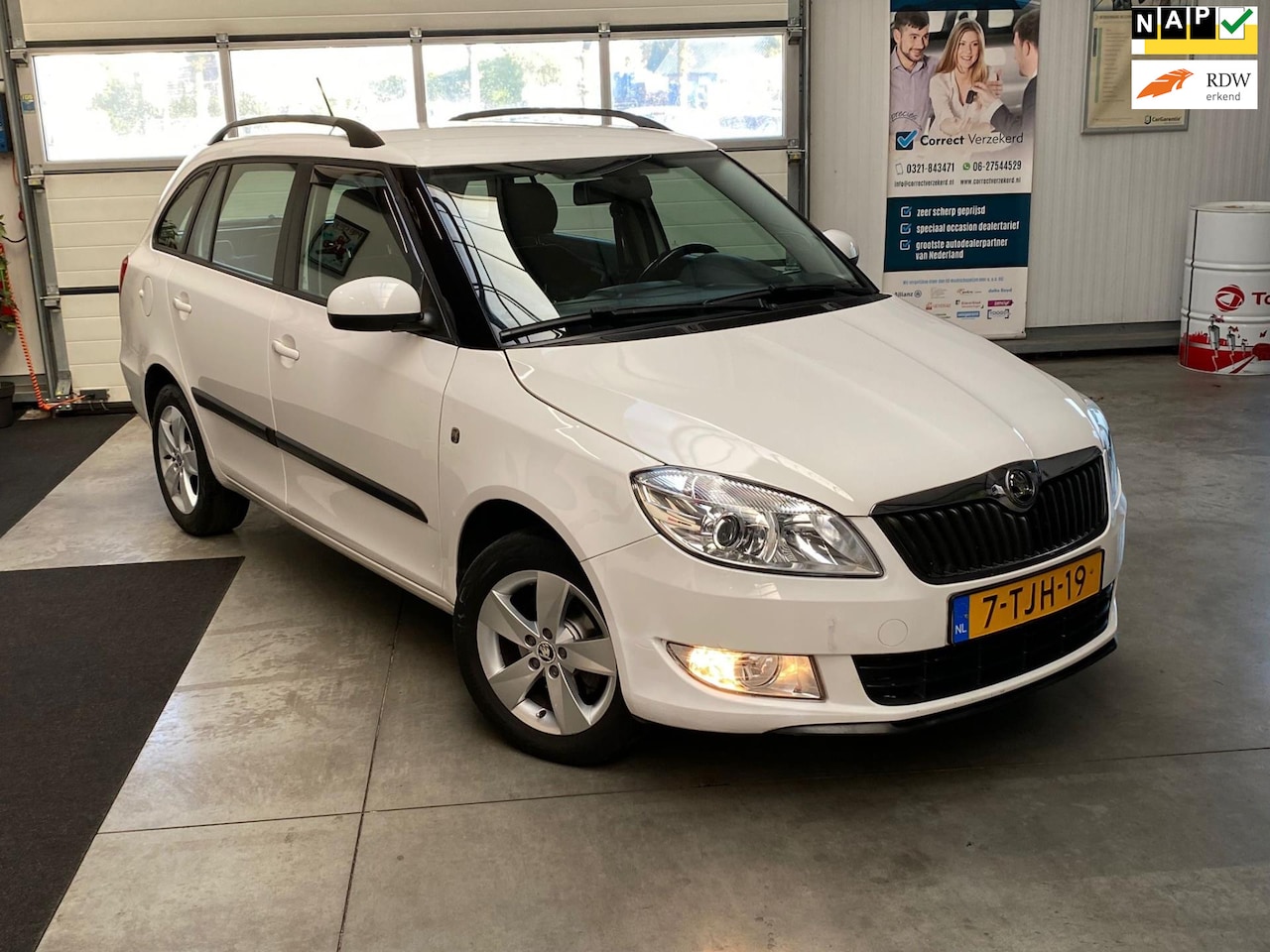 Skoda Fabia Combi - 1.2 TDI|Airco|Navi|Cruise|LMV - AutoWereld.nl