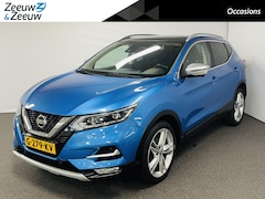 Nissan Qashqai - 1.3 DIG-T N-Motion Navi Airco 360camera parkeersensoren cruise controle lm velgen panorama