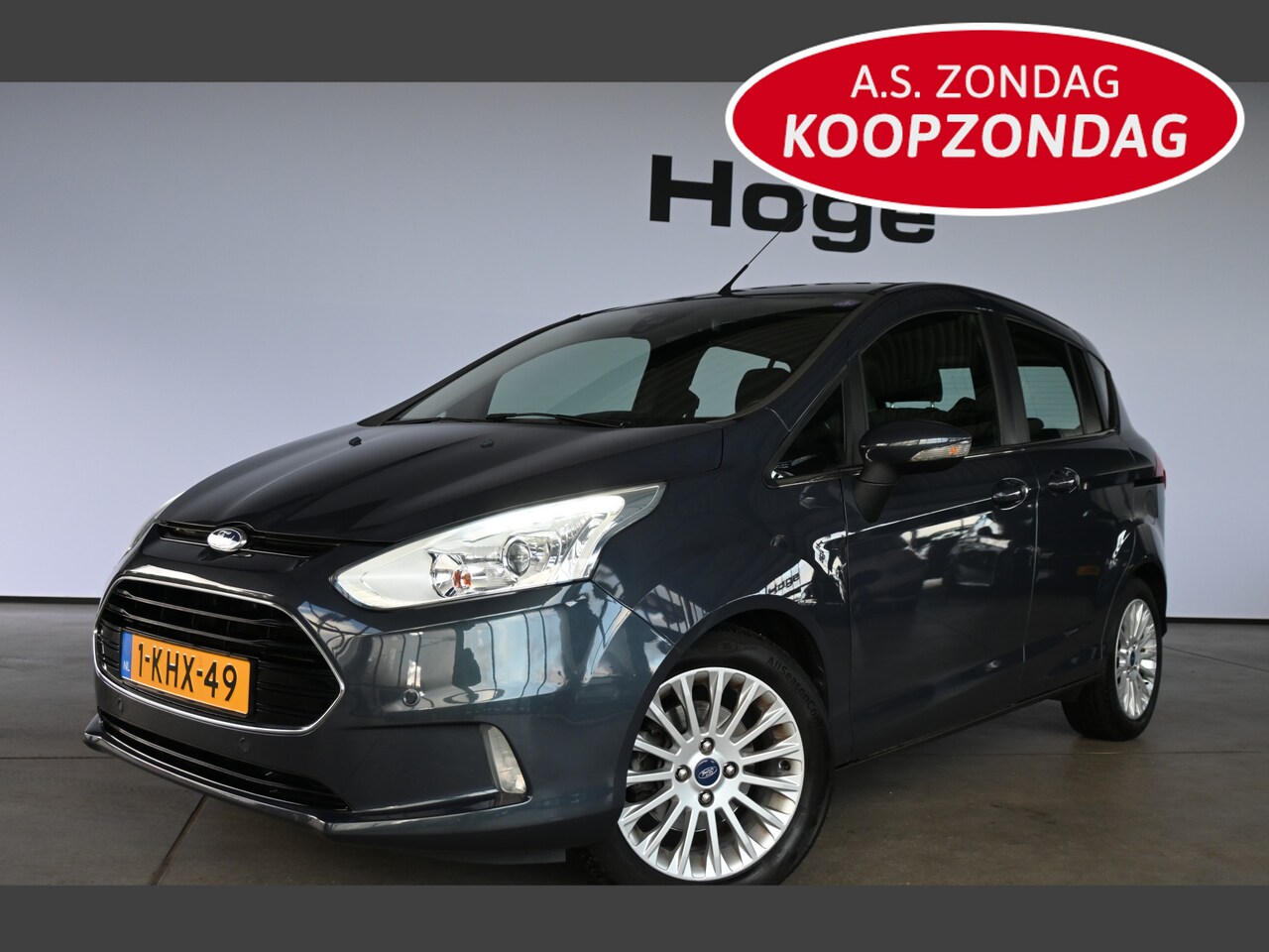 Ford B-Max - 1.0 EcoBoost Titanium Ecc Airco Navigatie Goed Onderhouden! Inruil Mogelijk! - AutoWereld.nl