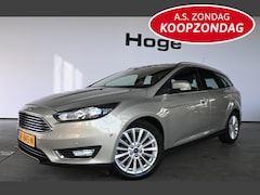 Ford Focus Wagon - 1.0 Titanium Edition Ecc Navigatie LED Dealer Onderhouden Inruil Mogelijk