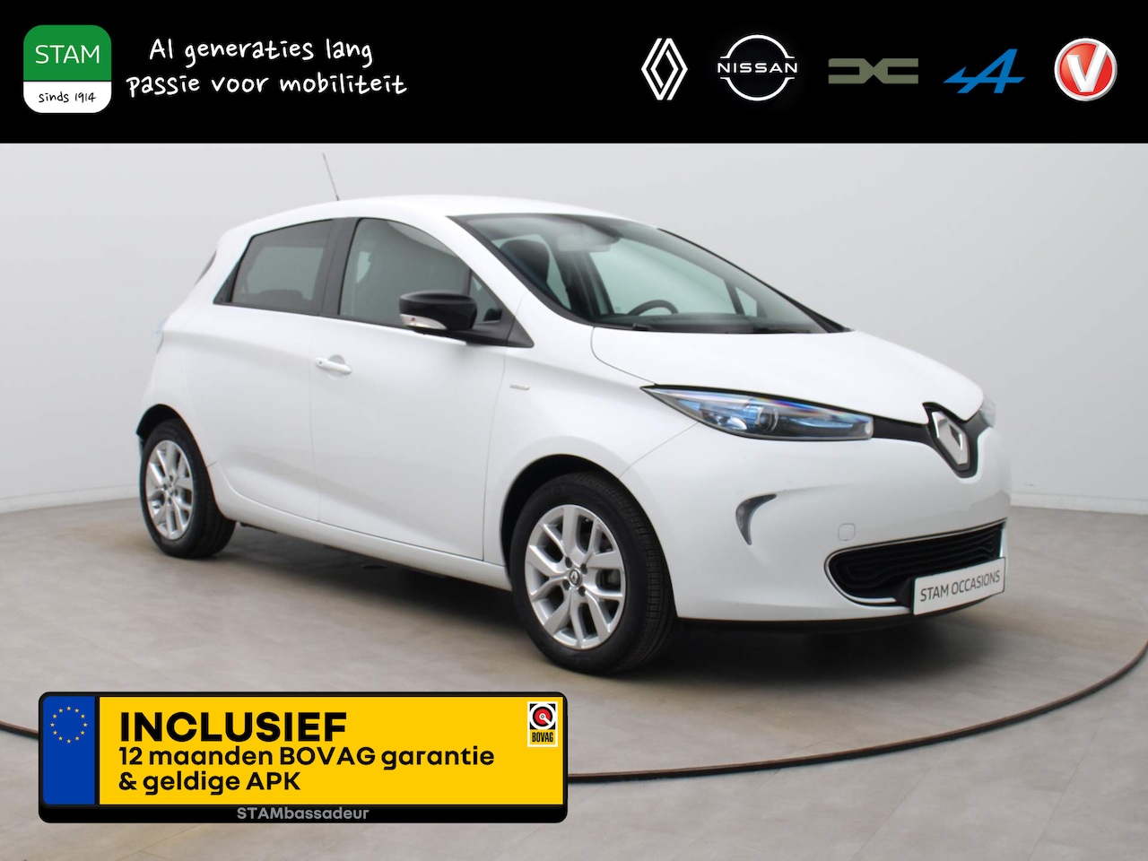 Renault Zoe - R110 Limited 41 kWh HUURBATTERIJ Climate | Cruisecontrol | Navi | Parksens. achter - AutoWereld.nl