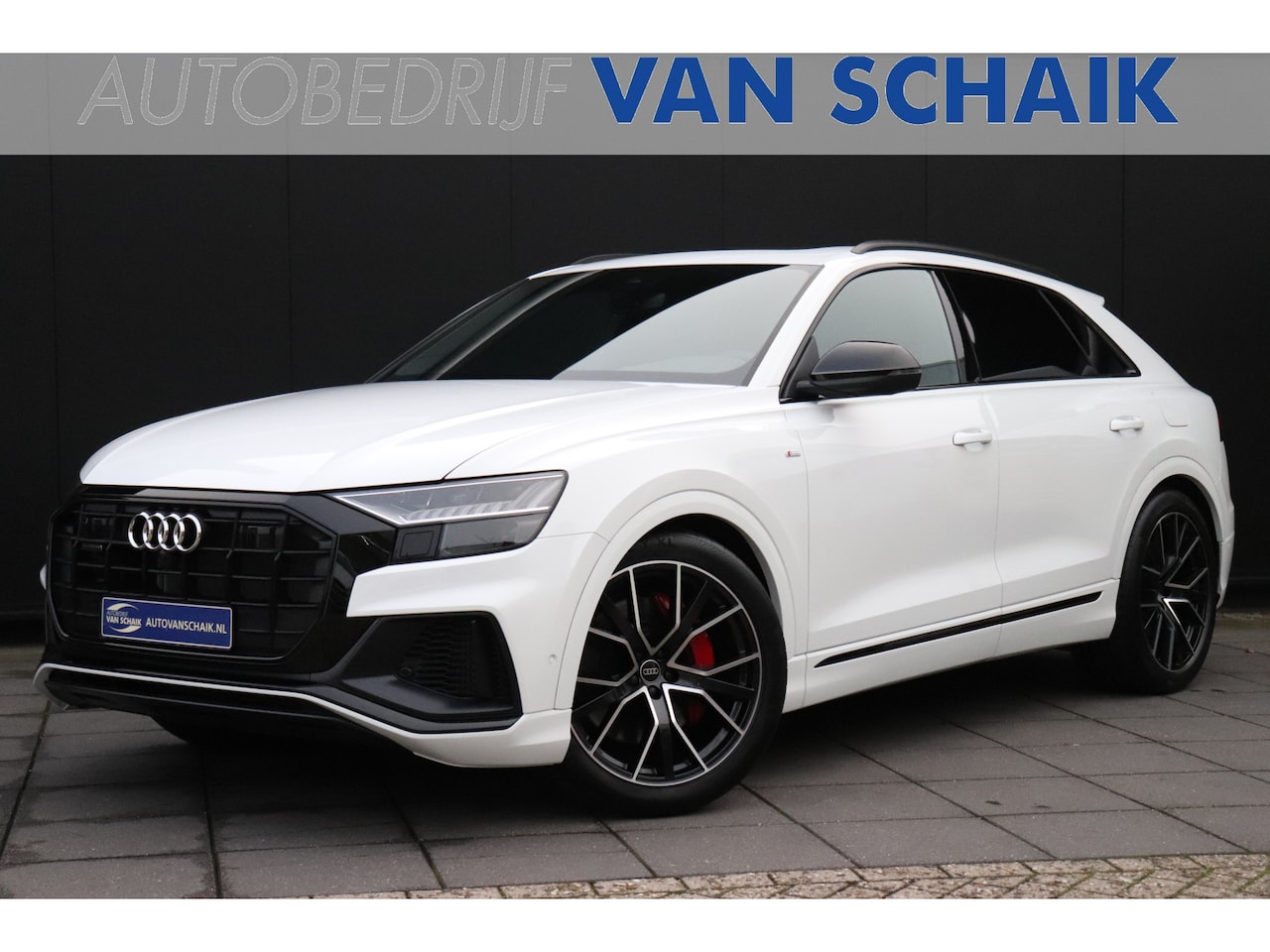 Audi Q8 - 60 TFSI e quattro Pro Line S Competition 462 PK | 360 CAMERA | LEDER | PANODAK | ADAPTIVE- - AutoWereld.nl