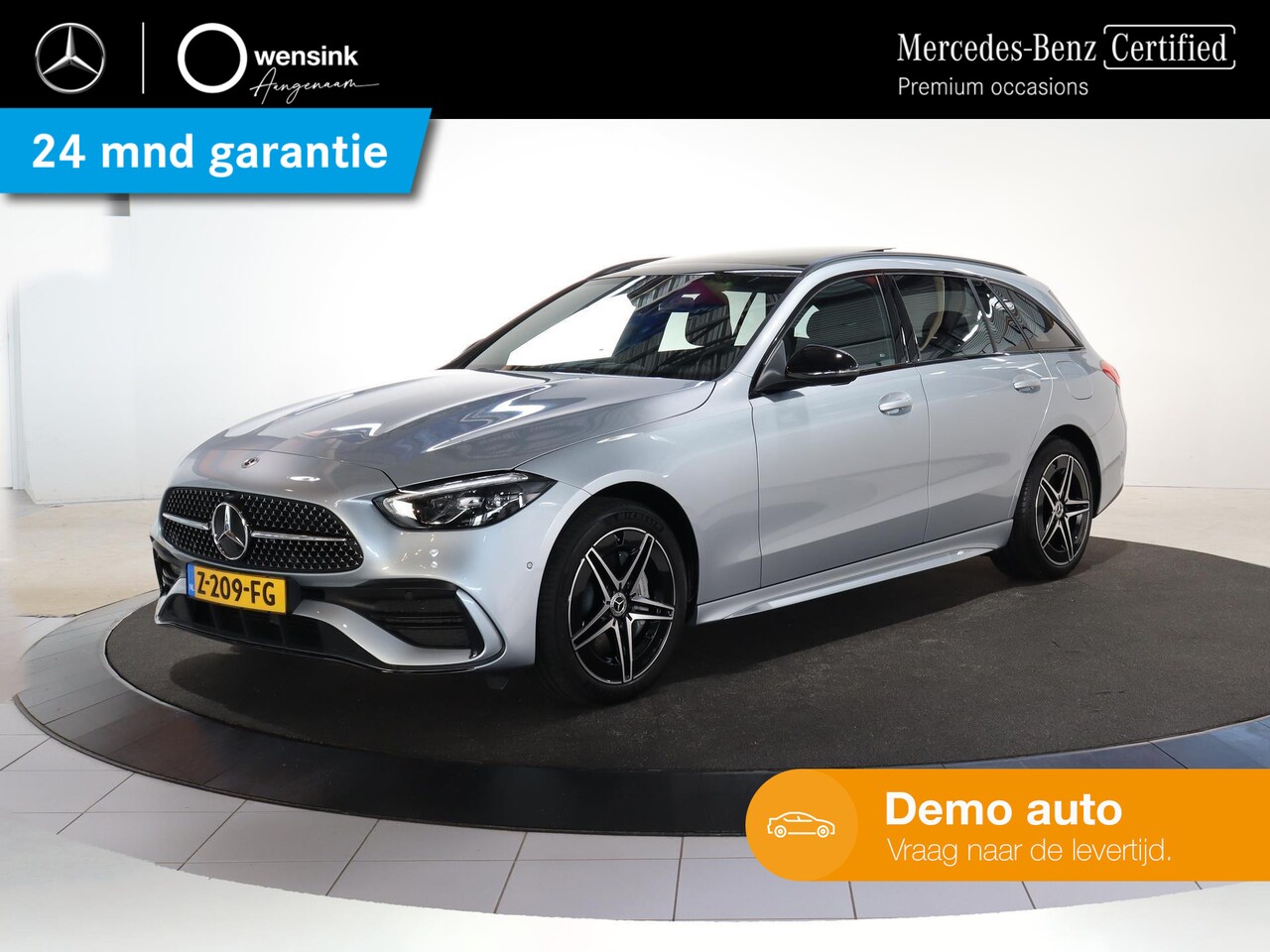 Mercedes-Benz C-klasse Estate - 300 e AMG Line Panoramadak | Memory | Night pakket | Stoelverwarming én ventilatie | Smart - AutoWereld.nl