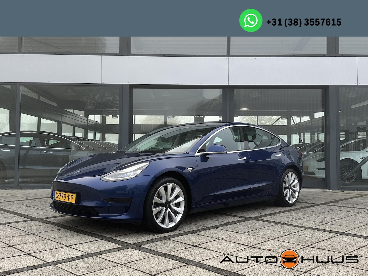 Tesla Model 3 - Range Plus Autopilot Leder Panorama Camera - AutoWereld.nl