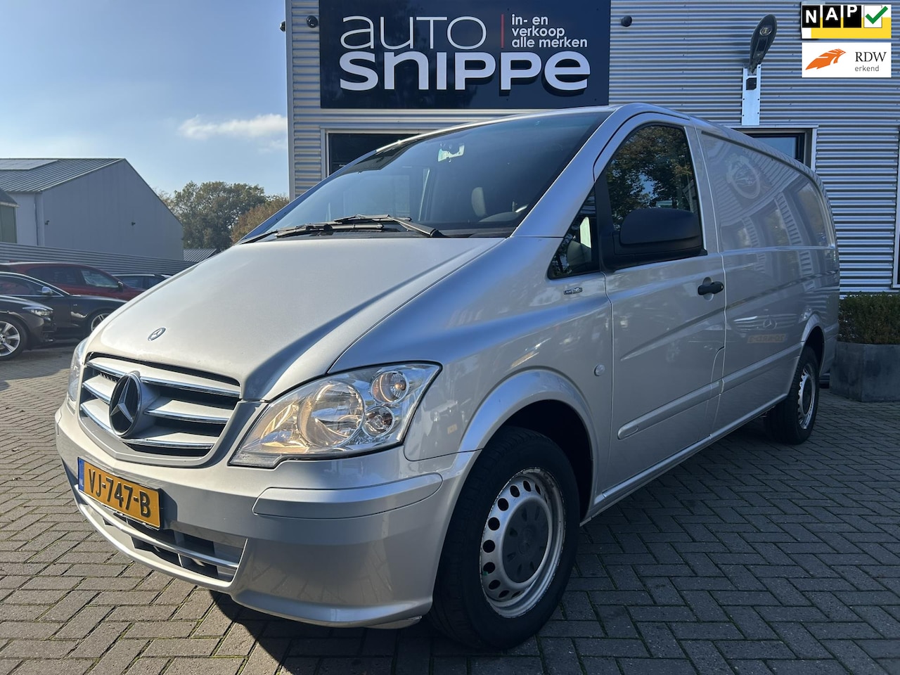 Mercedes-Benz Vito - 113 CDI 320 Lang HD -AUTOMAAT-3 PERSOONS!-1STE EIGENAAR!-DEALER ONDERHOUDEN!-AIRCO-CRUISEC - AutoWereld.nl