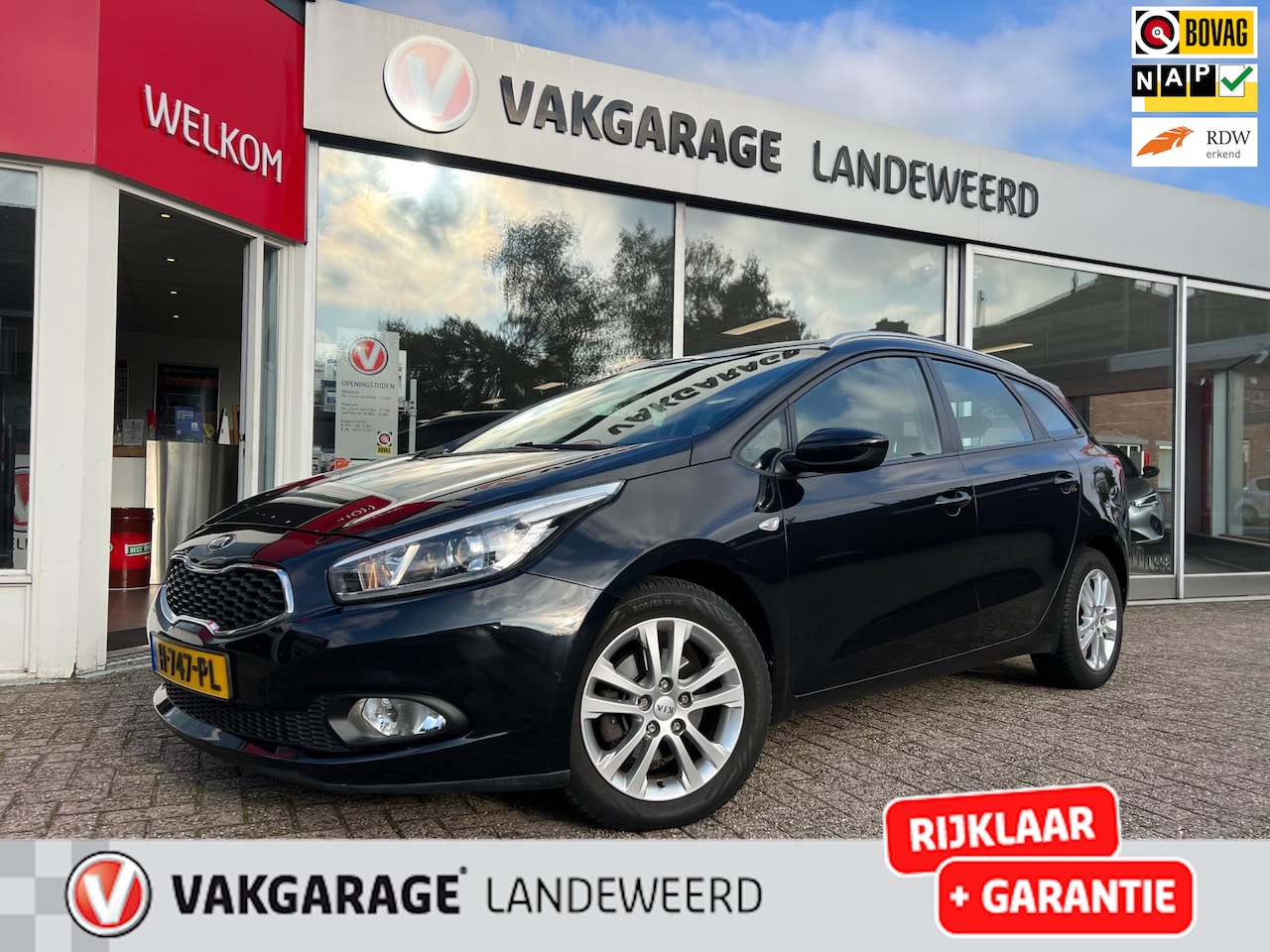 Kia Cee'd Sportswagon - 1.4 CVVT 1.4 CVVT, Trekhaak, Airco, Rijklaar! - AutoWereld.nl