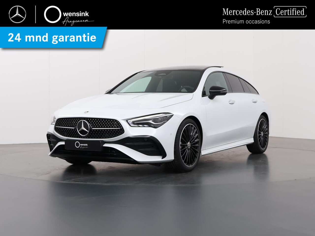 Mercedes-Benz CLA-klasse Shooting Brake - 180 AMG Line | Panorama dak | Night Pakket | 19 inch | Digitaalwit | Sfeerverlichting - AutoWereld.nl