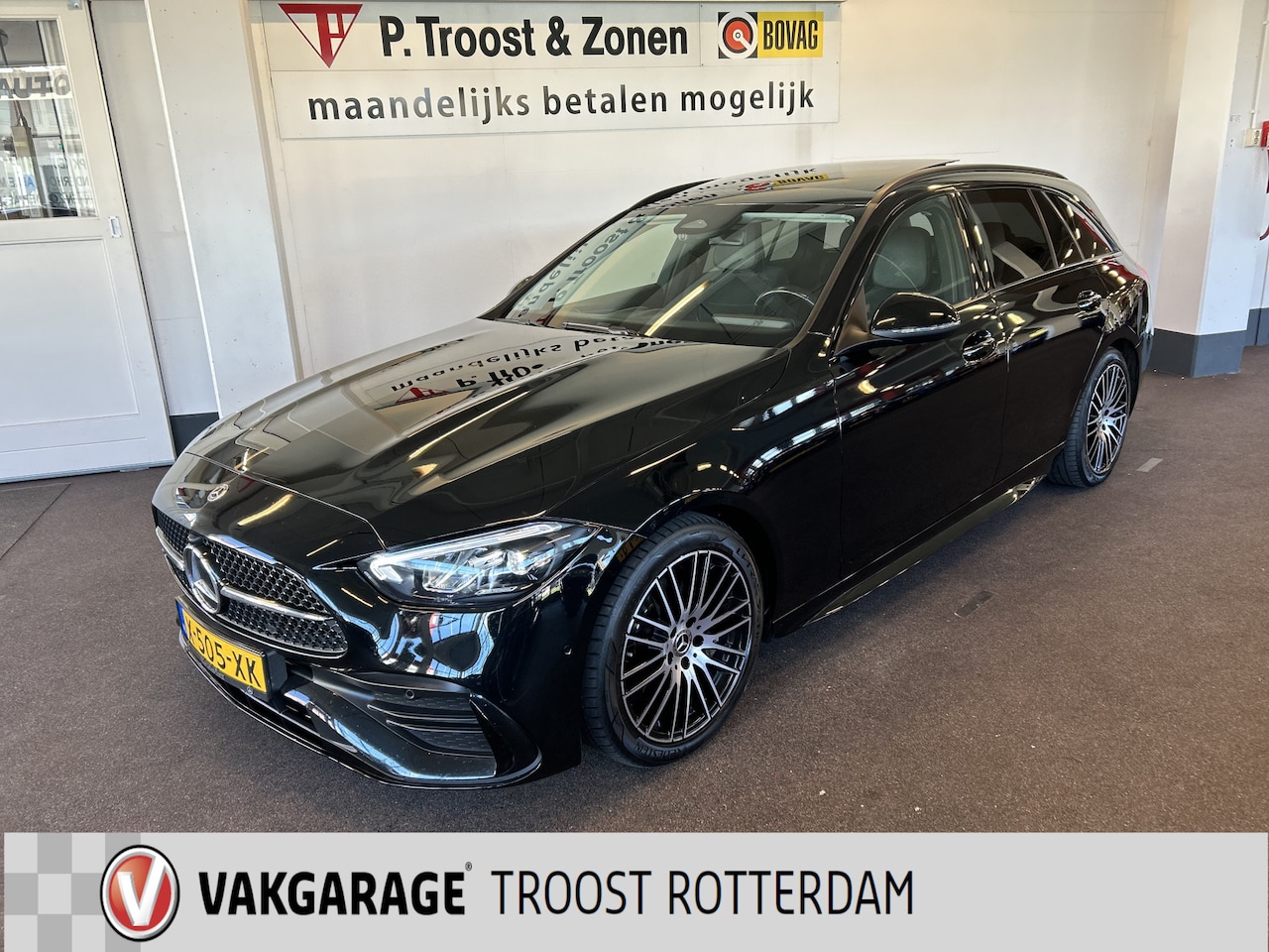 Mercedes-Benz C-klasse Estate - 180 AMG Line | Panoramadak | Sfeerverlichting | Dealer onderhouden | BTW Auto | Adaptieve - AutoWereld.nl