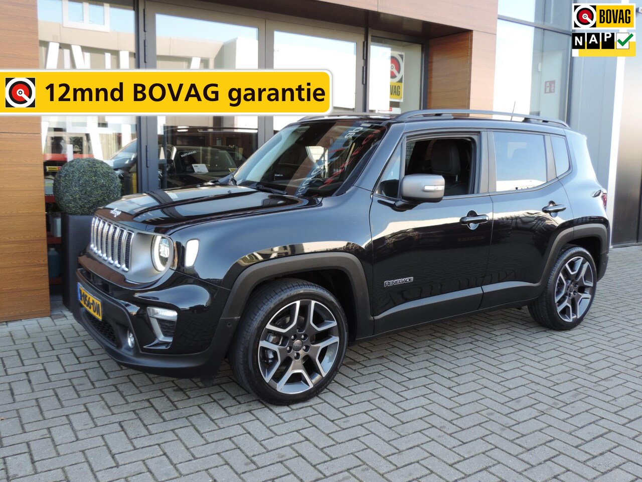 Jeep Renegade - 1.0T Limited 25.000km | LED kopl | 19” | Camera | Dodehoek | Leder | Stoel/stuurverw | Key - AutoWereld.nl