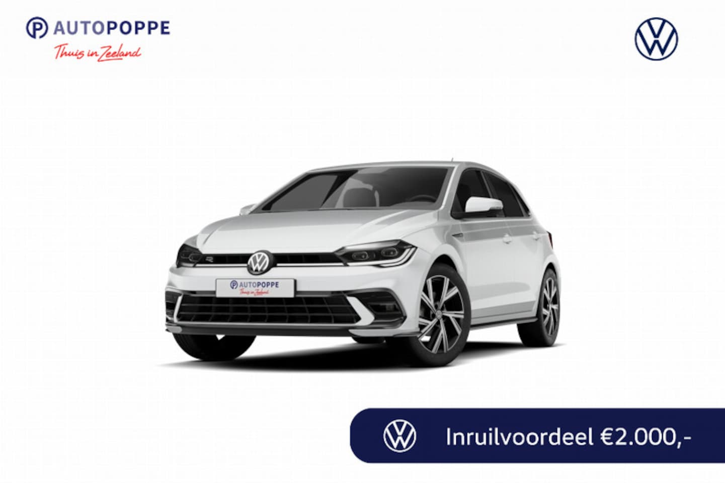 Volkswagen Polo - 1.0 TSI 95 7DSG R-Line Edition | 'App-Connect' draadloze smartphone integratie | Achterlic - AutoWereld.nl