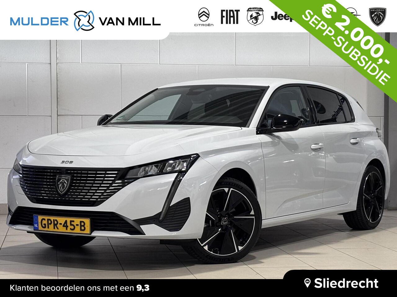 Peugeot E-308 - 5-deurs Allure Pack EV 54kWh 156pk AUTOMAAT | NAVI | 360° CAMERA | STOEL + STUURVERW. | AD - AutoWereld.nl