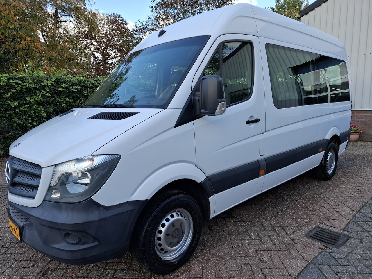 Mercedes-Benz Sprinter - 213 2.2 CDI 366 19995.- INCL BTW 9-PERS LIFT SCHUIFDEUR 130PK ROLSTOEL EURO6 - AutoWereld.nl