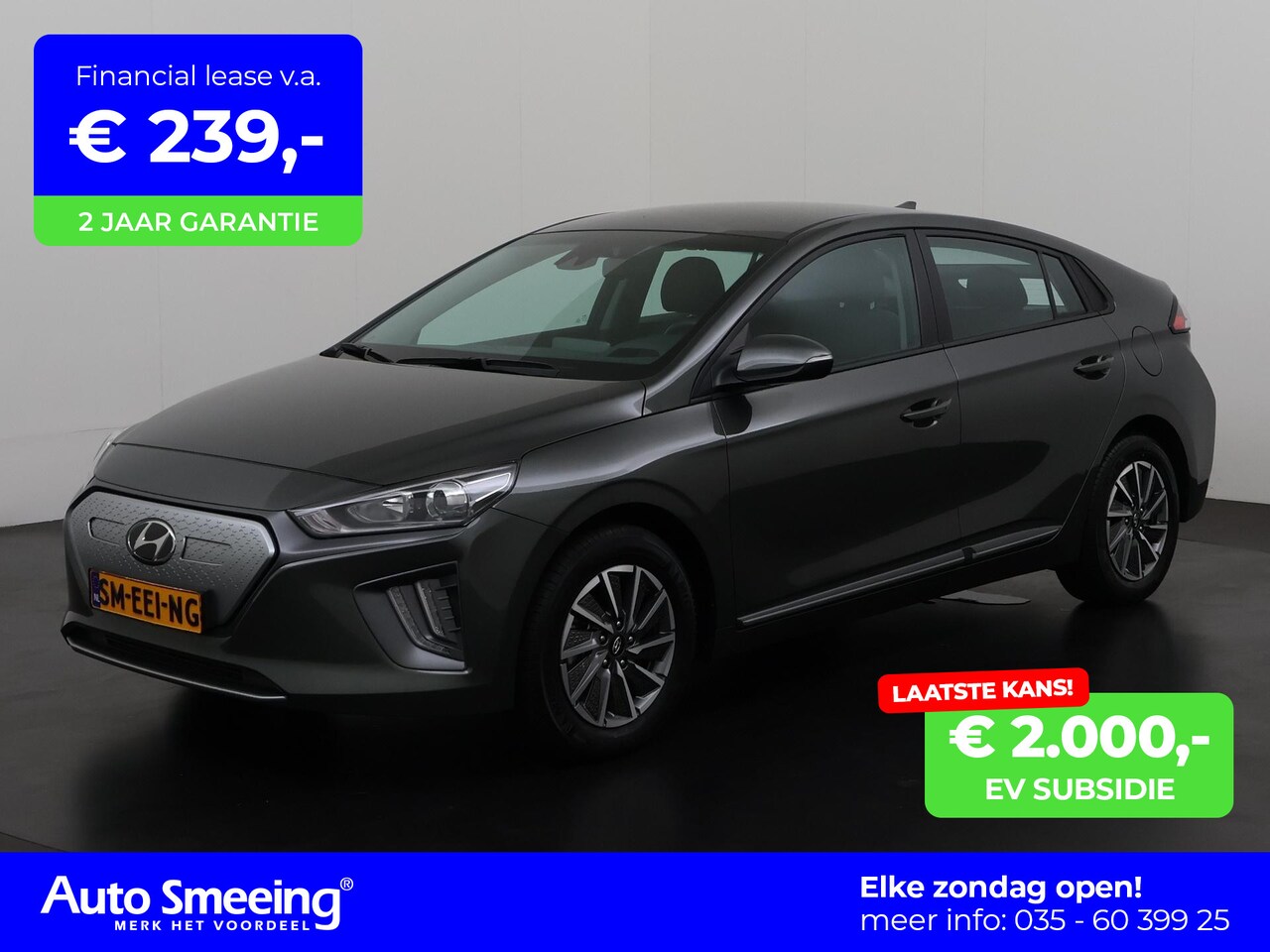 Hyundai IONIQ - EV 38 kWh | 17395 na subsidie | Carplay | Zondag Open! - AutoWereld.nl